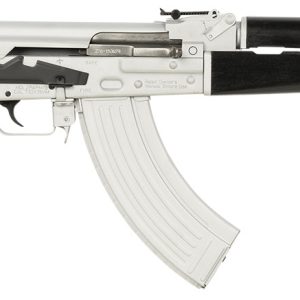 Zastava Arms Usa ZR7762CSB ZPAPM70  7.62x39mm 30+1 16.30" Black Chrome Lined Steel Barrel, Silver Receiver, Black Polymer Handguard, Fixed Dark Walnut Synthetic Stock