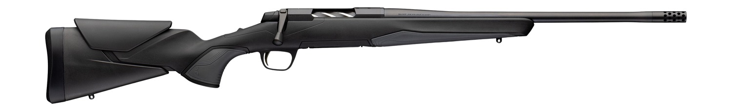 Browning 036131211 X-Bolt 2 Hunter SPR 243 Win 4+1 18" Matte Blued Threaded Barrel & Steel Drilled & Tapped Receiver, Matte Black Adj Vari-Tech Synthetic Stock, Right Hand