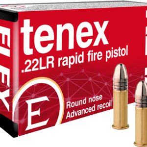 ELEY TENEX RAPID FIRE PISTOL - 22LR 40GR RN 50RD 100BX/CS